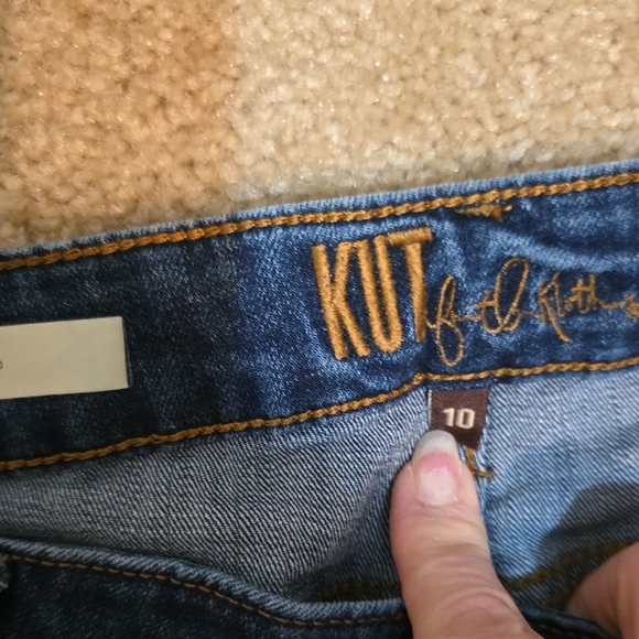 Kut from the Kloth Katy Boyfriend Denim Jeans Sz 10 - Picture 3 of 7